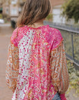 Adalee Printed Puff Sleeve Shirt