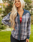 Latara Zip Up Snap Jacket