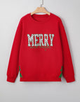 Paulina Bow Decor Christmas Sweatshirt