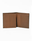 Hilason Western Rose Floral Bifold Men Women Genuine American Leather Wallet