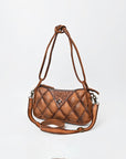 American Darling Premium Quilted Leather with Handles – Elegant Structured Tote for Women
