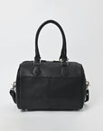 American Darling Western Leather Tooling Duffel Bag Black White Tooled Embroidery Satchel Crossbody Purse for Women