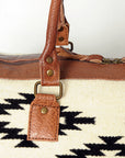 American Darling Women's Duffel Bag Western Hair On Genuine Leather Handbag and Ladies Purse