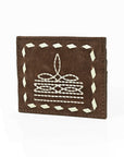 American Darling Handcrafted Genuine Leather Card Holder Wallet with Traditional Stitch Design