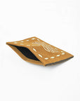 American Darling Handcrafted Genuine Leather Card Holder Wallet with Traditional Stitch Design