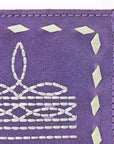 American Darling Handcrafted Genuine Leather Card Holder Wallet with Traditional Stitch Design