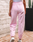 Noor Solid Color Jogger Pants
