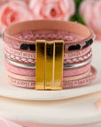 Gabrielle Shaped Magnetic Buckle Bracelet