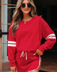 Sophia Shoulder Pullover Mini Skirt
