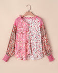 Adalee Printed Puff Sleeve Shirt