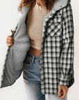 Evelyn Sherpa Lined Hooded Shacket