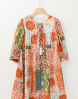 Tallulah Sleeve Chiffon Loose Dress