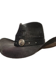 AIR FORCE HEROES BLACK SHANTUNG STRAW 213