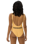 Yeehaw Let's Be Cowgirls One Piece Swim Suit