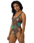 Yeehaw Bullhead Cactus One-Piece Swimsuit