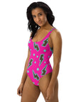 Yeehaw Leopard Lightning One-Piece Swimsuit
