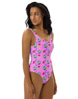 Yeehaw Disco Cowgirl One-Piece Swimsuit