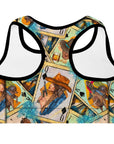 Feelin' Lucky Cowgirl Padded Sports Bra