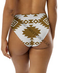 Yeehaw Bold Brown Aztec Bikini Bottom