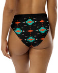 Yeehaw Turquoise & Orange Aztec Bikini Bottom