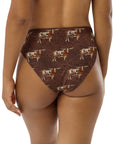 Yeehaw Leather & Longhorns Bikini Bottom