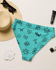 Yeehaw Turquoise Brands Bikini Bottom