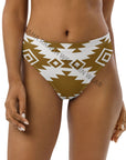 Yeehaw Bold Brown Aztec Bikini Bottom