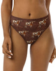 Yeehaw Leather & Longhorns Bikini Bottom