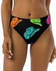 Yeehaw All Neon Hat Bikini Bottom