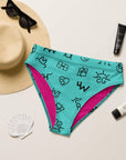 Yeehaw Turquoise Brands Bikini Bottom