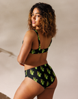 Yeehaw All Over Cactus Bikini