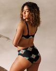 Yeehaw Black Aztec Bikini