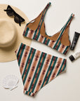 Yeehaw Cocoa Aztec Bikini