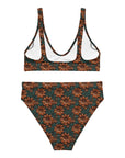 Yeehaw Floral Leather Print Bikini