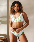 Yeehaw All Over Cactus Bikini