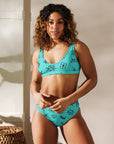 Yeehaw Turquoise Brands Bikini