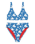 Yeehaw Blue Rodeo Cowboy Bikini