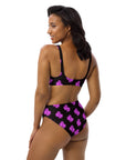 Yeehaw Purple Neon Cactus Bikini