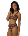 Yeehaw Leather & Longhorns Bikini