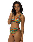 Yeehaw Mustard Aztec Bikini