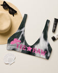 Yeehaw Cow Print Bikini Top