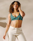 Yeehaw All Turquoise Bikini Top