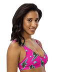 Yeehaw Leopard Lightning Bikini Top