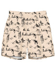 Yeehaw Cowboy Ranch Men's Swim Trunks