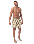 Yeehaw Vintage Cowgirl Men's Swim Trunks