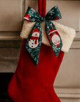 Green Holiday Western Skinny Mini Wild Rag Scarf / Cowgirl Necktie