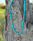 Authentic Turquoise Chips Beaded Necklace