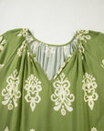 Gabriella Floral Short Sleeve PLUS Top