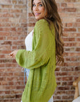 Whitley Crochet Knit Open Cardigan