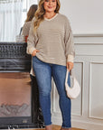 Lilianna Sleeve High Low PLUS Top